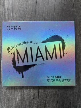 OFRA Bienvenidos a Miami Mini Mix Face Palette - Holographic Blue Green
